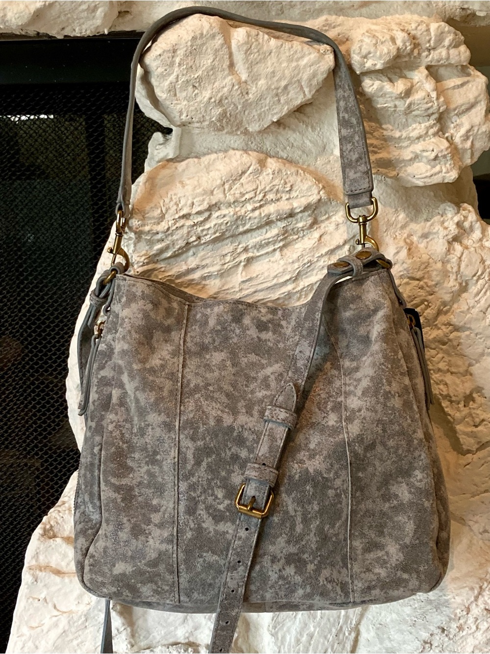 NWT American Leather Company Austin convertible crossbody/shoulder bag - Picture 6 of 14